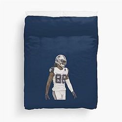 CeeDee Lamb Dallas Cowboys Duvet Cover