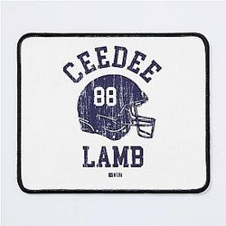 CeeDee Lamb Dallas Helmet T-Shirt Mouse Pad