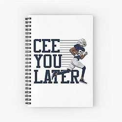 CEEDEE LAMB CE YOU LAT Spiral Notebook