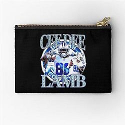 CeeDee Lamb Vintage T-Shirt Zipper Pouch