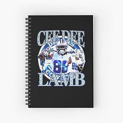 CeDee Lamb Vintage T-Shirt Spiral Notebook