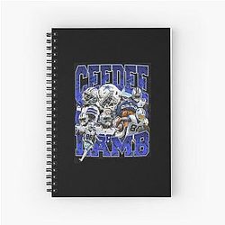 CeeDee Lamb Retro Spiral Notebook