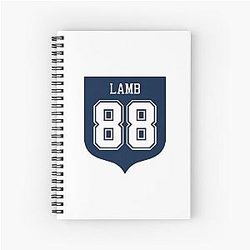CeeDee Lamb Spiral Notebook