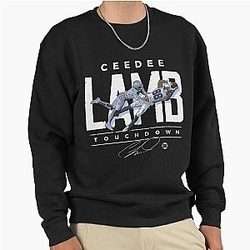 CeeDee Lamb Touchdown Catch Pullover Sweatshirt