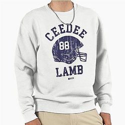 CeeDee Lamb Dallas Helmet Pullover Sweatshirt