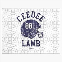 CeeDee Lamb Dallas Helmet T-Shirt Puzzle