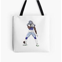 CeeDee Lamb Pointing Celebration Tote Bag