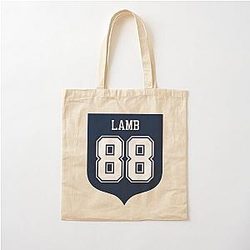 CeeDee Lamb Cotton Tote Bag