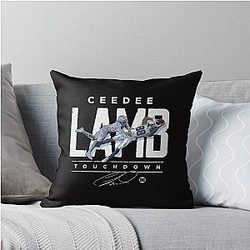 Ceedee Lamb touchdown catch Throw Pillow