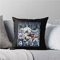 CeeDee Lamb 90s Throw Pillow