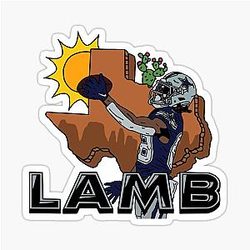 Cee Dee Lamb Graphic Sticker