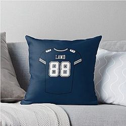 Cee Dee Lamb Away Jersey Throw Pillow