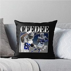 CeeDee Lamb Vintage Throw Pillow