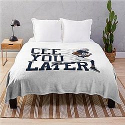 Ceedee Lamb Ce You Later Throw Blanket