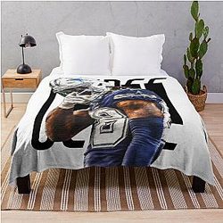 CeeDee Lamb T-Shirt Throw Blanket