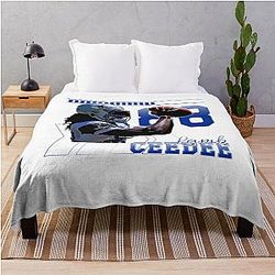 CeeDee Lamb T-Shirt Throw Blanket