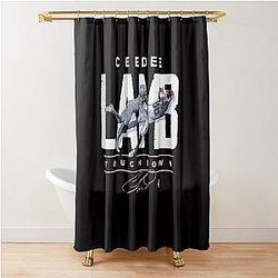 ceeDee Lamb Touchdown Catch Shower Curtain
