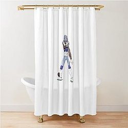 CeeDee Lamb Pointing Celebration Shower Curtain