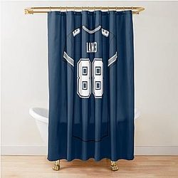 CeeDee Lamb Away Jersey Shower Curtain