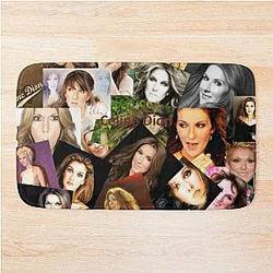 Celine Dion Album Collection Bath Mat