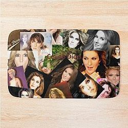 Celine Dion Picture Collection Bath Mat