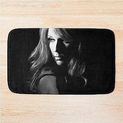Celine Dion Beautiful Style Black White Bath Mat