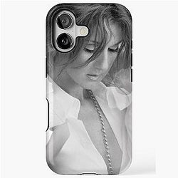 Celine Dion Cool Phone Case With Black White iPhone Tough Case