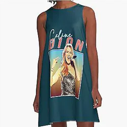 Retro Celine Dion A-Line Legend Dress
