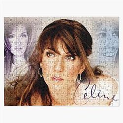 Celine Dion with Jigsaw Puzzle