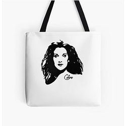 Celine Dion Metal Art Tote Bag