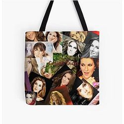 Celine Dion Picture Collection All Over Print Tote Bag