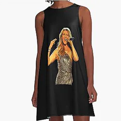 Celine Dion A-Line Dress