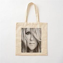 Celine Dion Cotton Tote Bag
