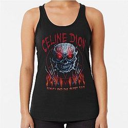 Celine Dion Death Metal Racerback Tank Top