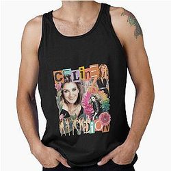 Celine Dion My Heart Will Go On Retro Gift Fan Tanktop