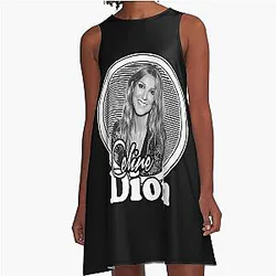 Celine Dion Aesthetic Design Fanart A-Line Dress