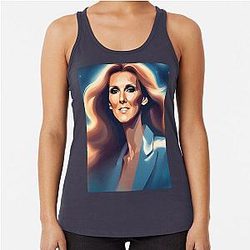 Celine Dion Racerback Tank