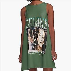 Celine Dion Mens A-Line Dress