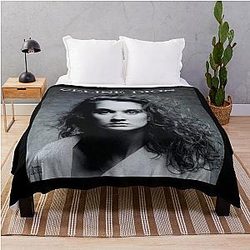 Celine Dion Black Cover Album Blanket