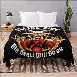 Ancient Building by Celine Dion Throw Blanket