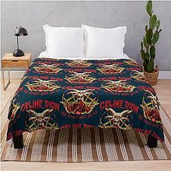Celine Dion - My Heart Will Go On Metal Restyle Throw Blanket