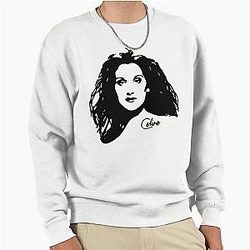 Celine Dion Metal Art Pullover Sweatshirt