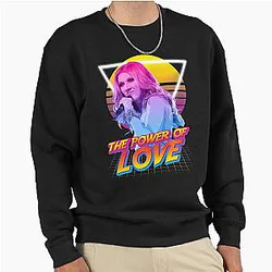 Celine Dion Metal The Power Love 80s Style Pullover Sweatshirt