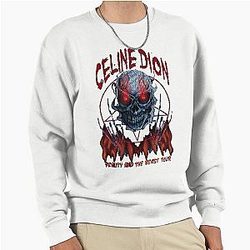 Celine Dion Dark Metal Pullover Sweatshirt