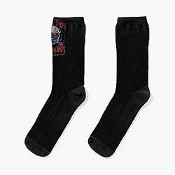 Celine Dion Death Metal Socks