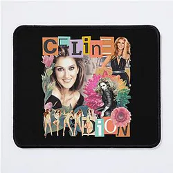 Celine Dion My Heart Will Go On Retro Gift Mouse Pad