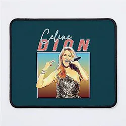 Retro Celine Dion Legend Mouse Pad