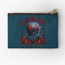 Celine Dion Death Metal Zipper Pouch