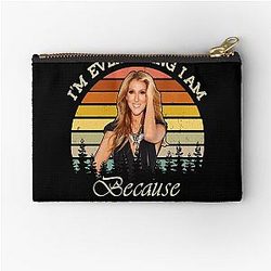 Retro Celine Dion Legend Zipper Pouch