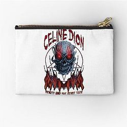 Celine Dion Death Metal Zipper Pouch